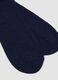Calze midi blu in lana, viscosa e cashmere elasticizzati_2
