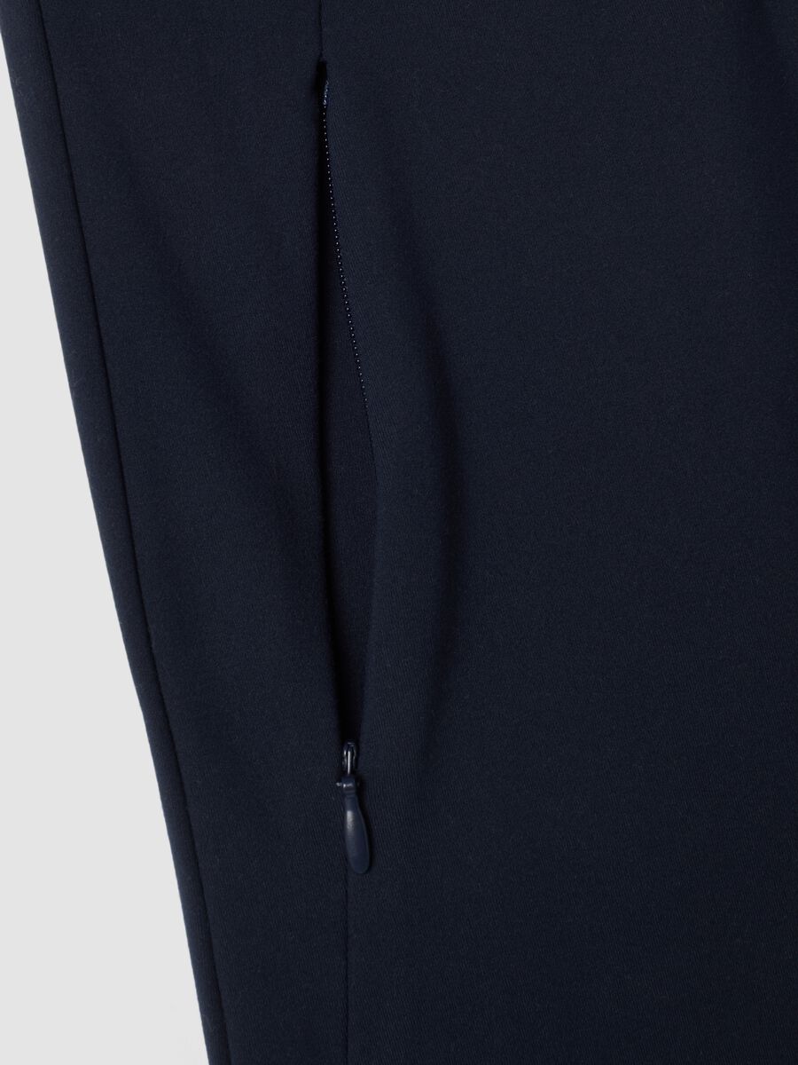 Blue stretch wide-leg trousers ALTAVIA STUDIO_8