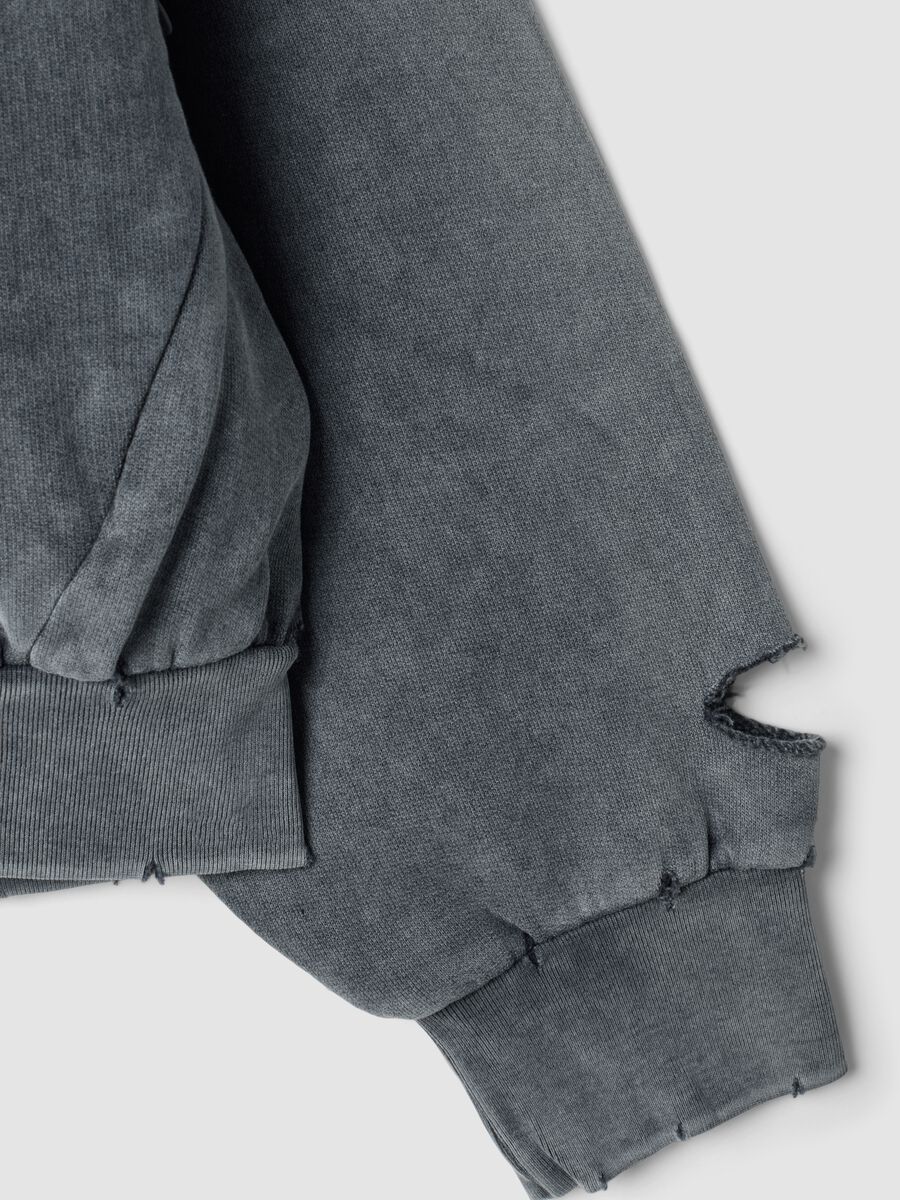 Full-Zip Hoodie Sunfaded Grey_7
