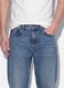 جينز دنيم أزرق من قطن خالص بقصّة فضفاضة_1