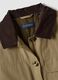 Beige regular-fit shacket with contrast collar_5