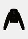 Black Cotton Blend Regular Fit Hoodie_3