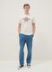 White pure cotton regular fit T-shirt with Hard Rock Cafe logo_0