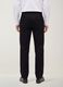 Black pure cotton regular-fit chino trousers_3
