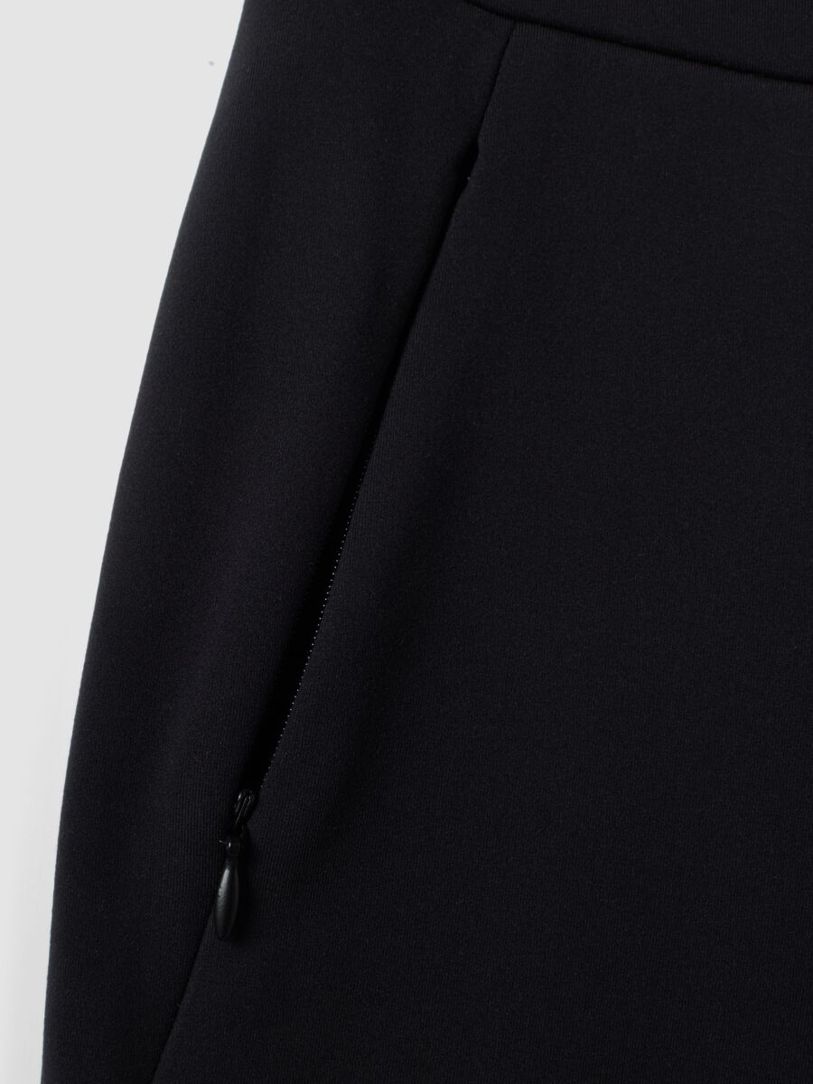Black wide-leg stretch trousers ALTAVIA STUDIO_7
