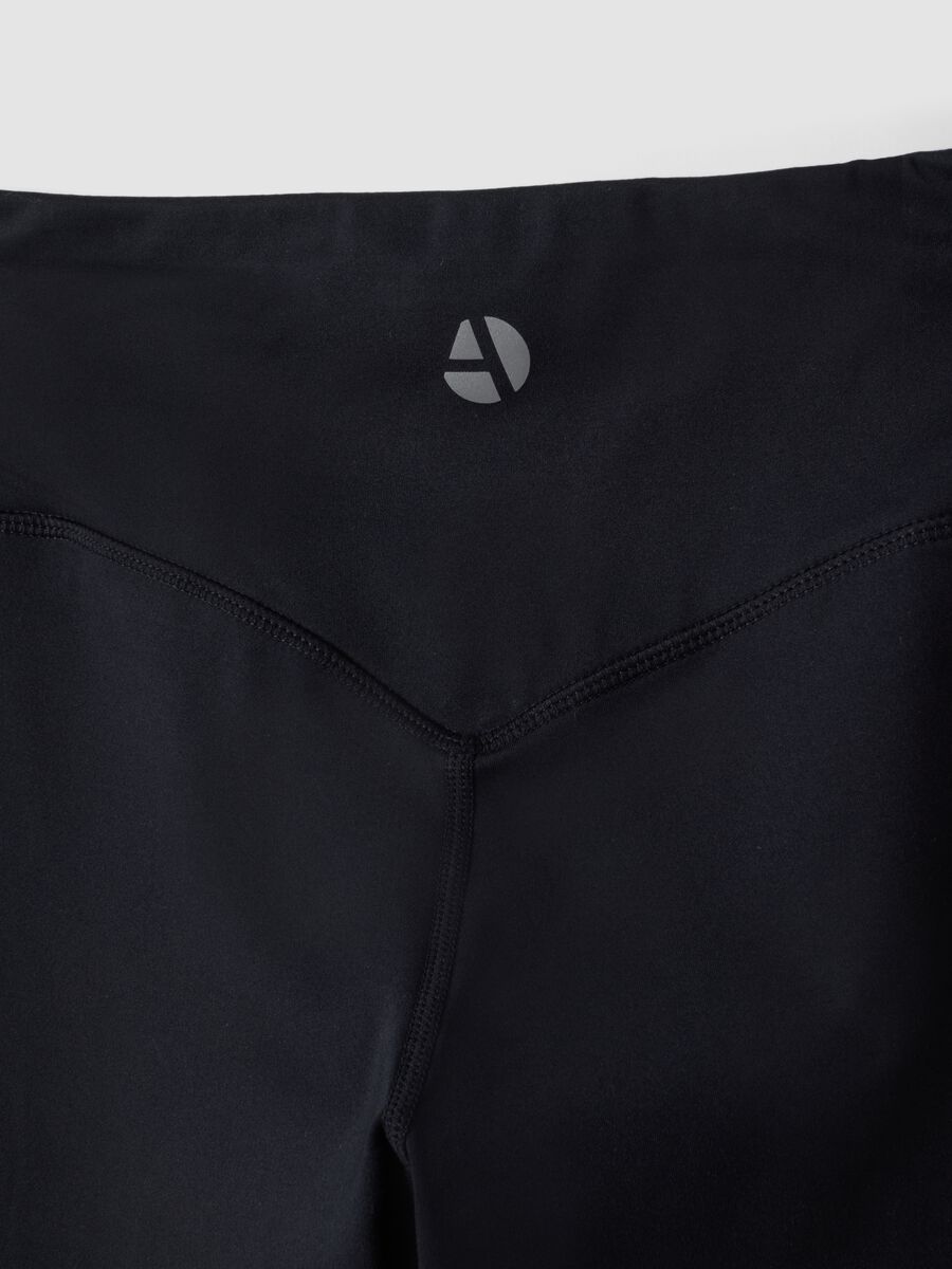 Black high-waisted breathable stretch leggings ALTAVIA STUDIO_9