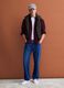 Camicia marrone in puro cotone con due tasche_1