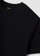 Black oversized-fit pure cotton short-sleeve T-shirt_6