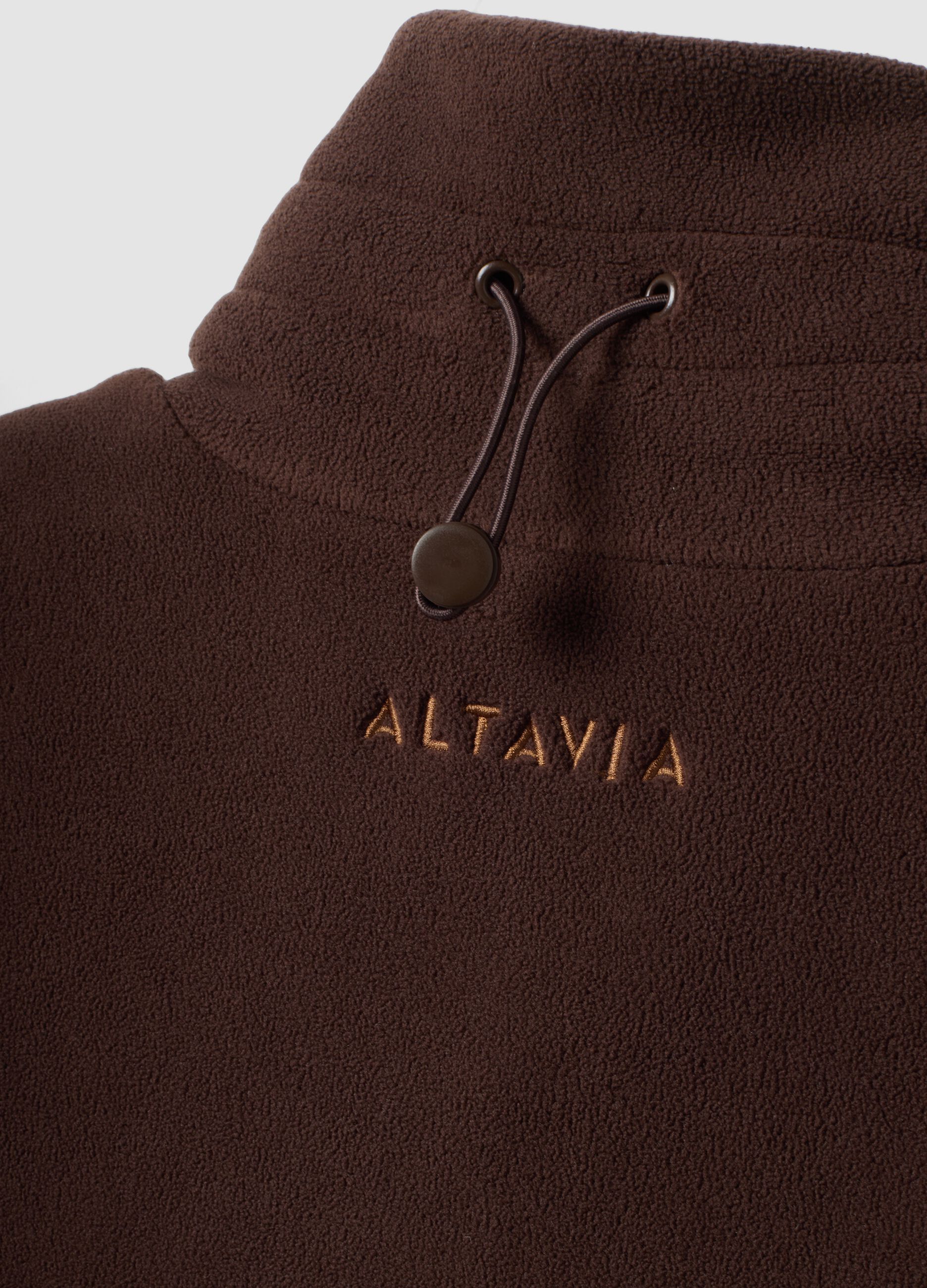 Gilet in Pile Full Zip 2 Way Stretch ALTAVIA WITH DEBORAH COMPAGNONI