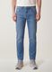 Light blue stretch cotton comfort-fit jeans_1
