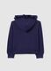 Girls' regular fit purple cotton blend sweatshirt with Frozen print_1