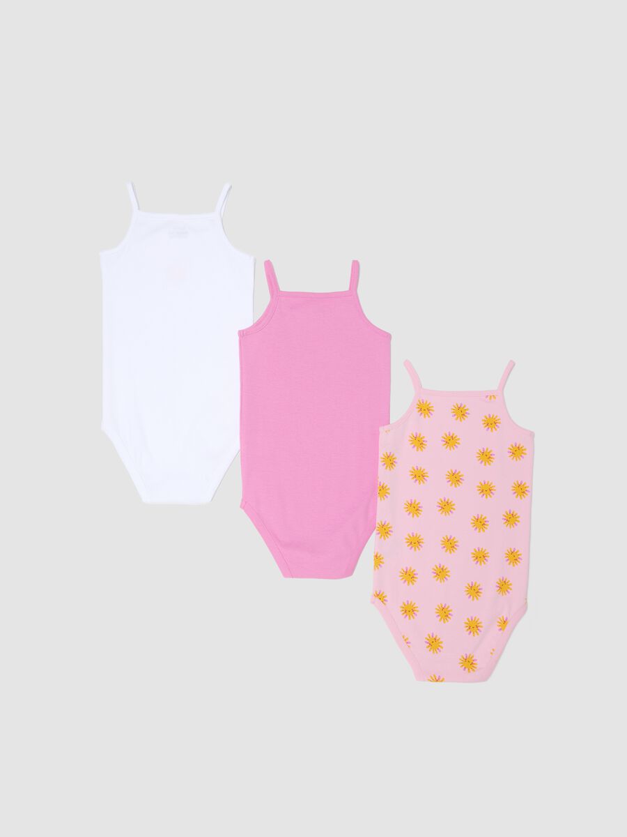 3-pack of pink pure cotton bodysuits_1
