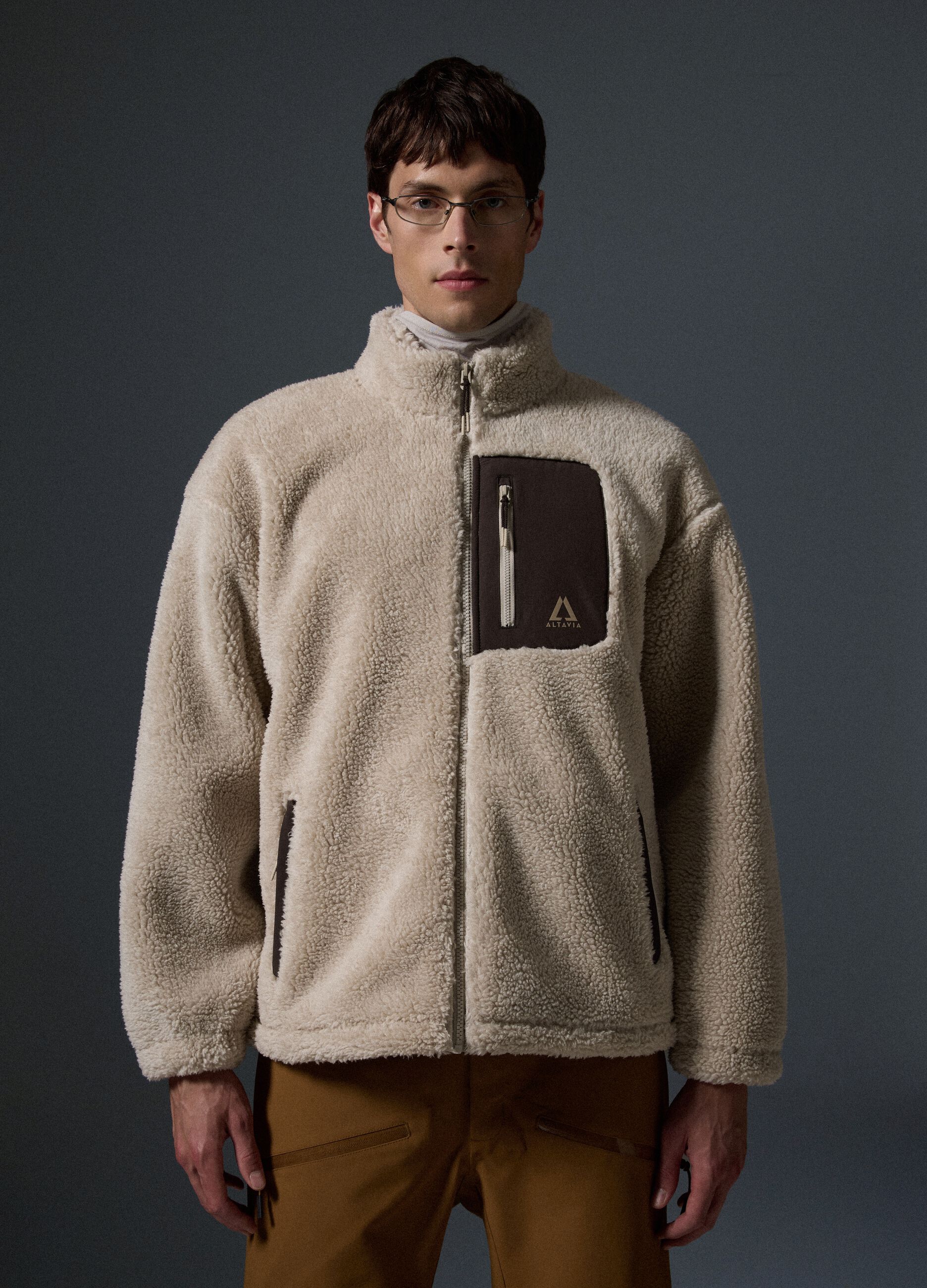 Giacca Sherpa Full Zip ALTAVIA WITH DEBORAH COMPAGNONI