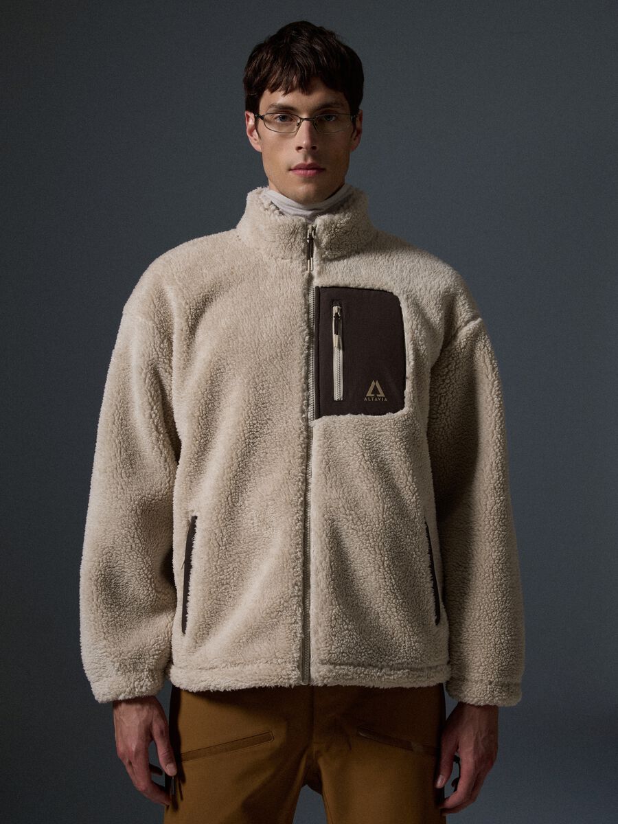 Giacca Sherpa Full Zip ALTAVIA WITH DEBORAH COMPAGNONI_0