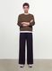 Green cotton-blend regular-fit crew-neck sweatshirt_3