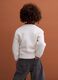 Maglione bianco panna girocollo in maglia lavorata regular fit_2
