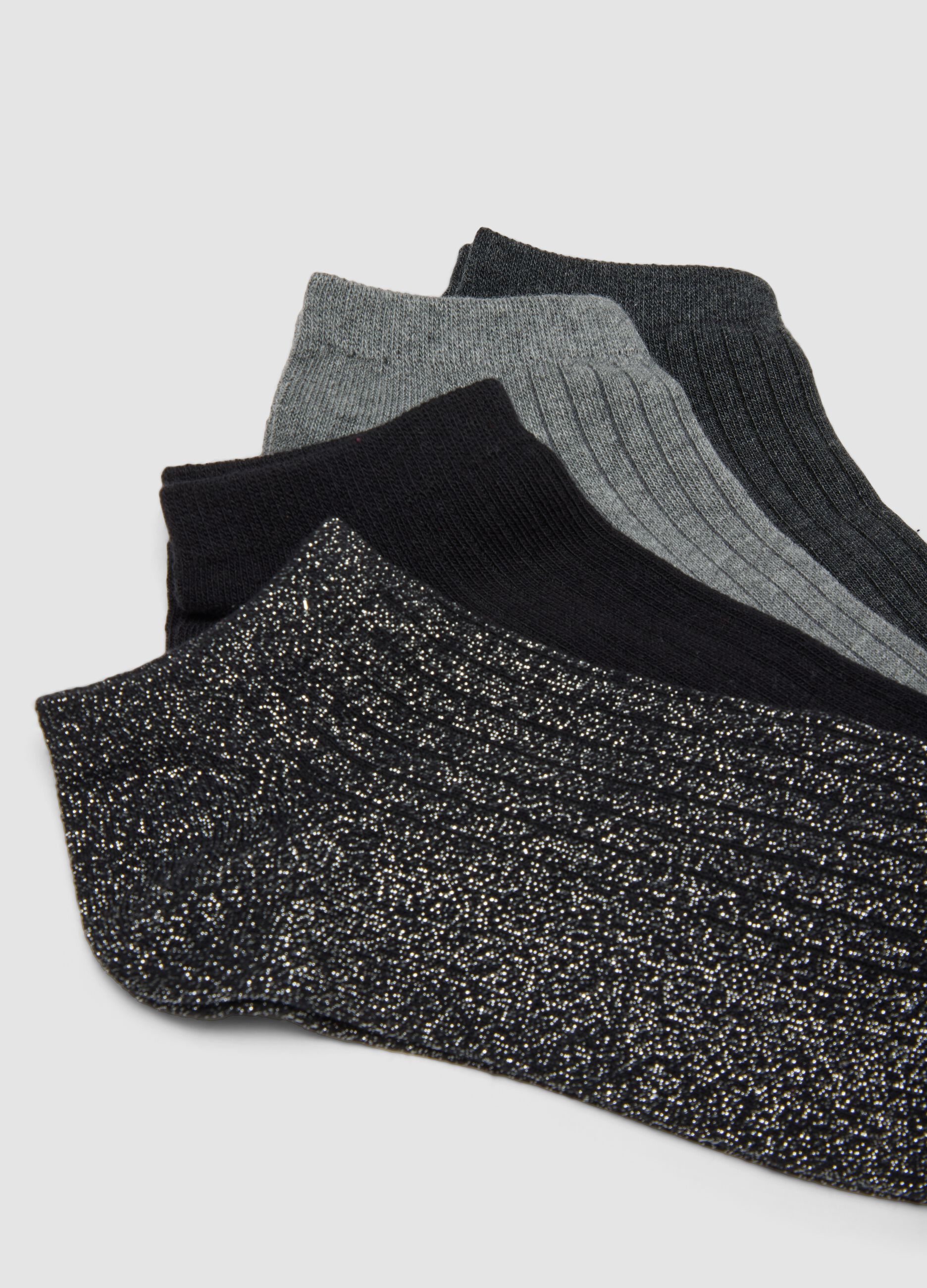 7-pack of grey organic stretch cotton socks
