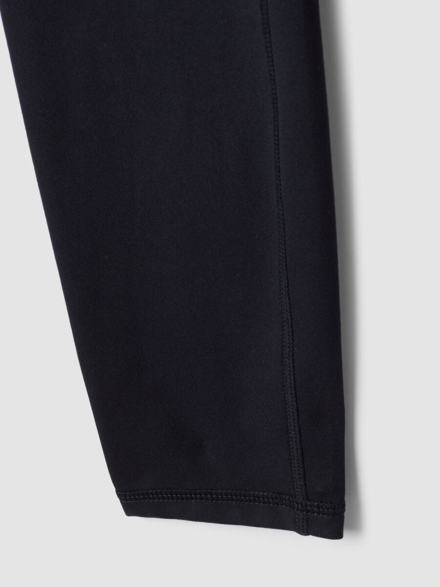 Black high-waisted breathable stretch leggings ALTAVIA STUDIO_8