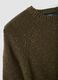 Green cotton-wool blend crew neck jumper_1