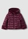 Plum purple padded jacket with hood and zip_3