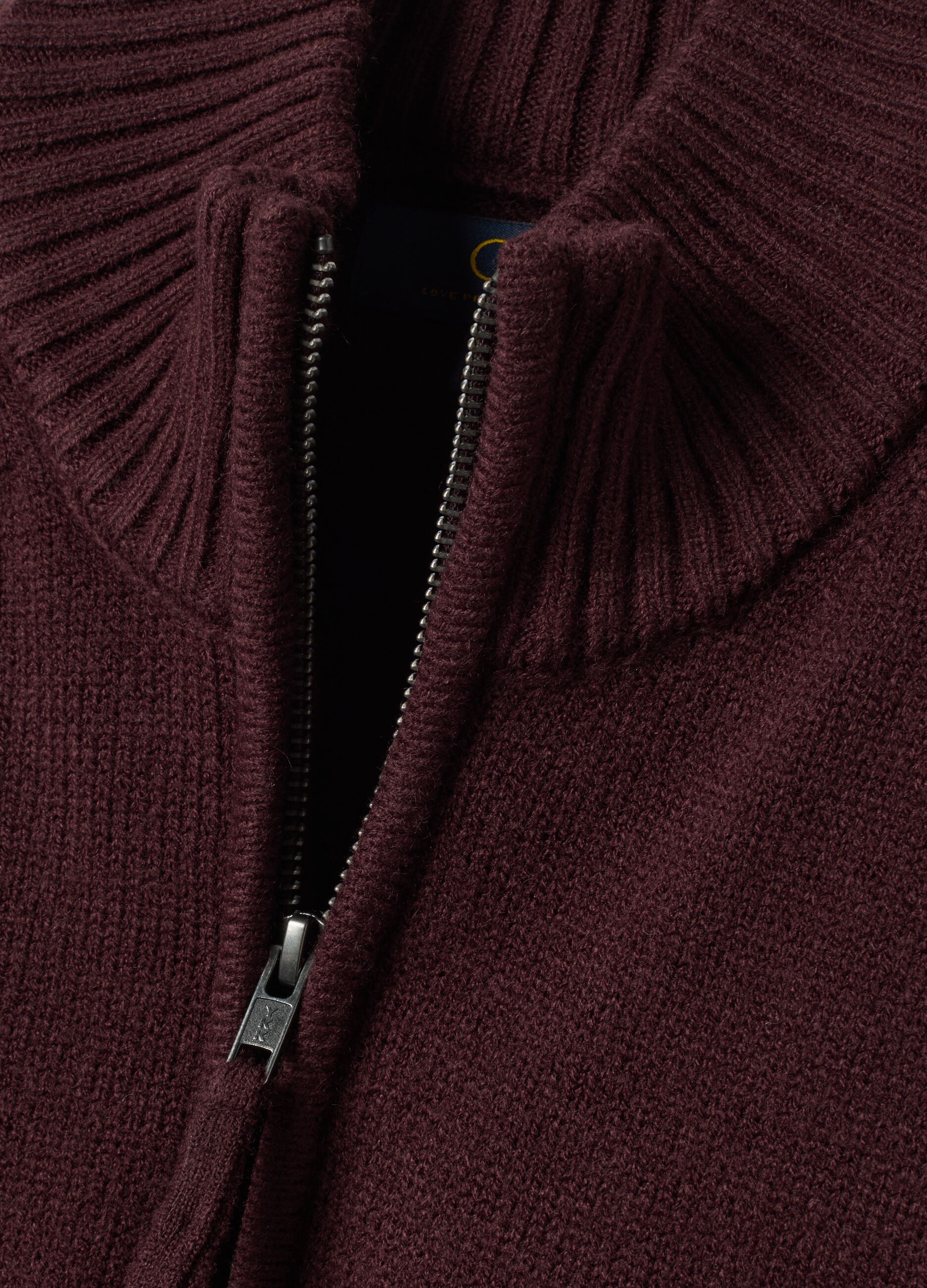 Purple regular-fit long-sleeve half-zip top