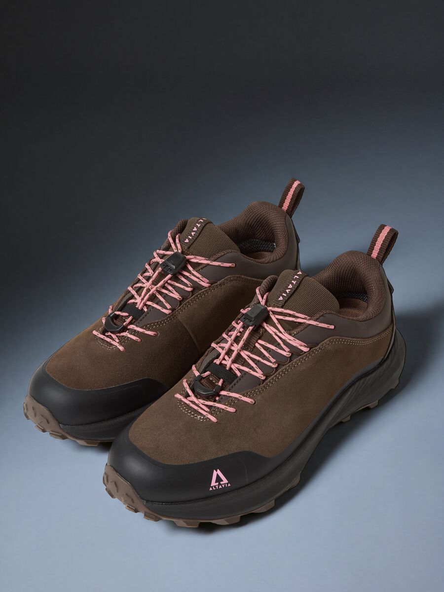 Water-Repellent Genuine Leather Outdoor Shoe ALTAVIA WITH DEBORAH COMPAGNONI_1