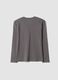 Grey crew-neck T-shirt in pure organic cotton_2