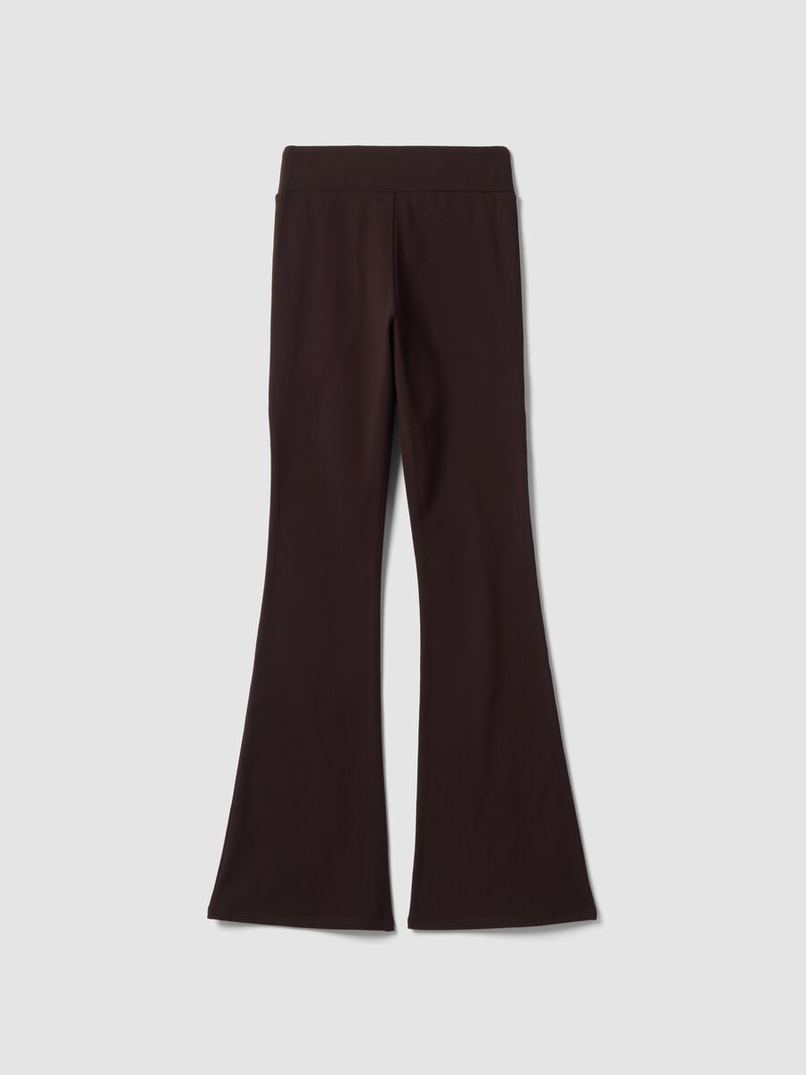 Brown flared stretch trousers ALTAVIA STUDIO_6