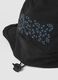 Cappellino aviatore nero in tessuto elasticizzato traspirante ALTAVIA WITH DEBORAH COMPAGNONI_1