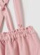 Girl's skirt in pink stretch mixed fabric_2