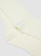 White ribbed stretch-fabric socks_1