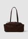 Brown shoulder bag with zip fastening_2
