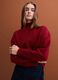 Red stretch wool jumper with raised neck_0