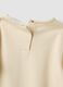 Pigiama beige con girocollo in puro cotone organico_3