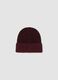 Cappellino rosso in lana elasticizzata a coste_2