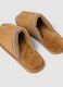 Brown cosy home slippers with warm lining_2
