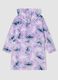 Lilac purple hooded bathrobe with Stitch print_1