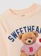 Girls' beige cotton regular fit sweater_2