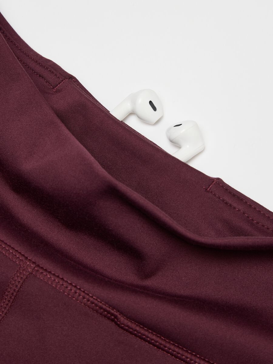 Pantaloni sportivi viola in tessuto elasticizzato wide leg ALTAVIA STUDIO ALTAVIA STUDIO_9