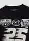 Black crew-neck jumper with jacquard print_2