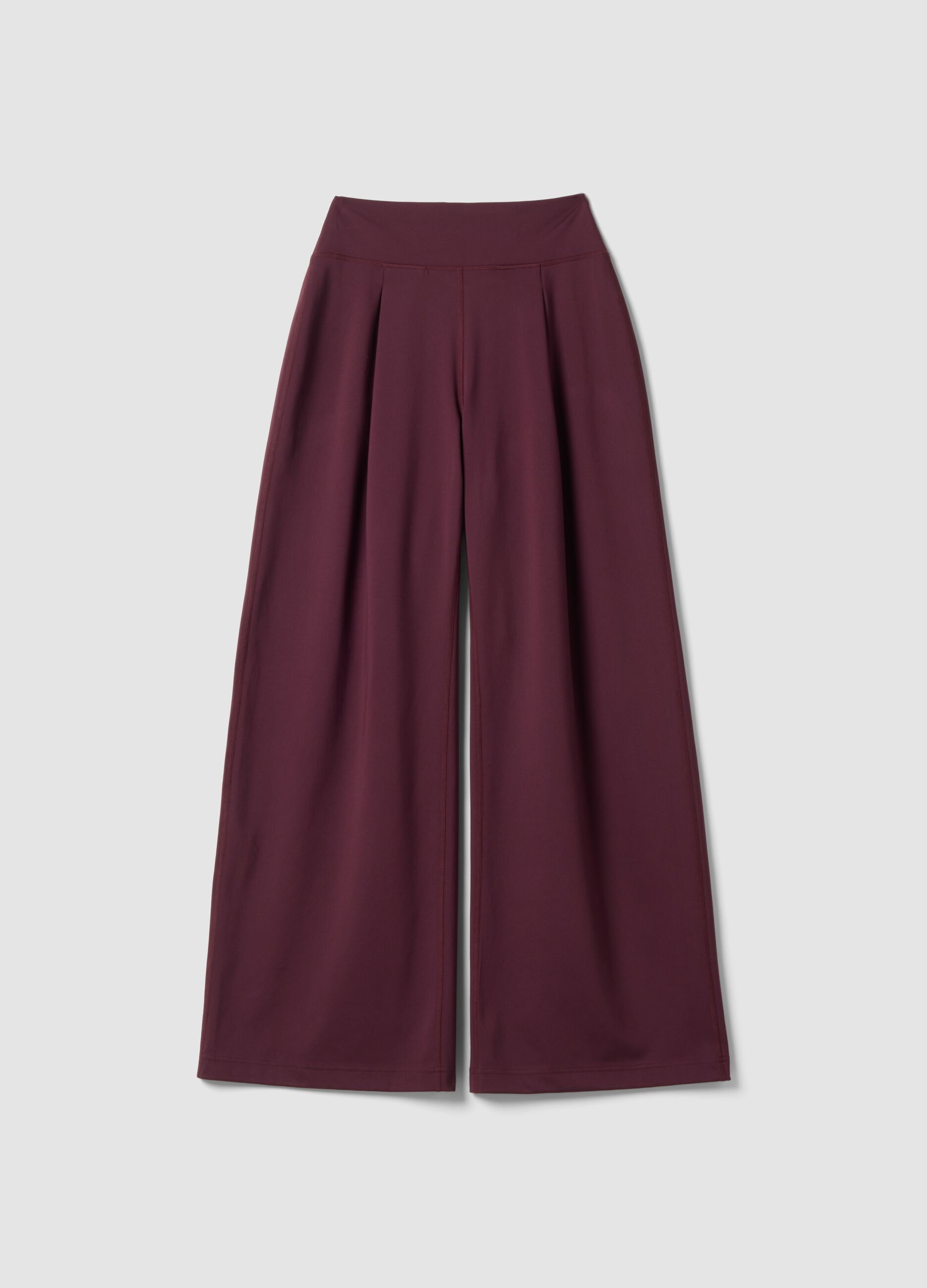 Purple wide-leg stretch sports trousers ALTAVIA STUDIO