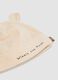 Beige set with hat and booties in pure organic cotton Winnie the Pooh_2