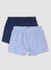 2-pack blue and light blue boxer shorts in pure organic cotton_0