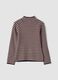 Pink striped viscose-blend crew-neck jumper_1