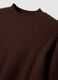Maglia marrone in misto viscosa e lana regular fit_1