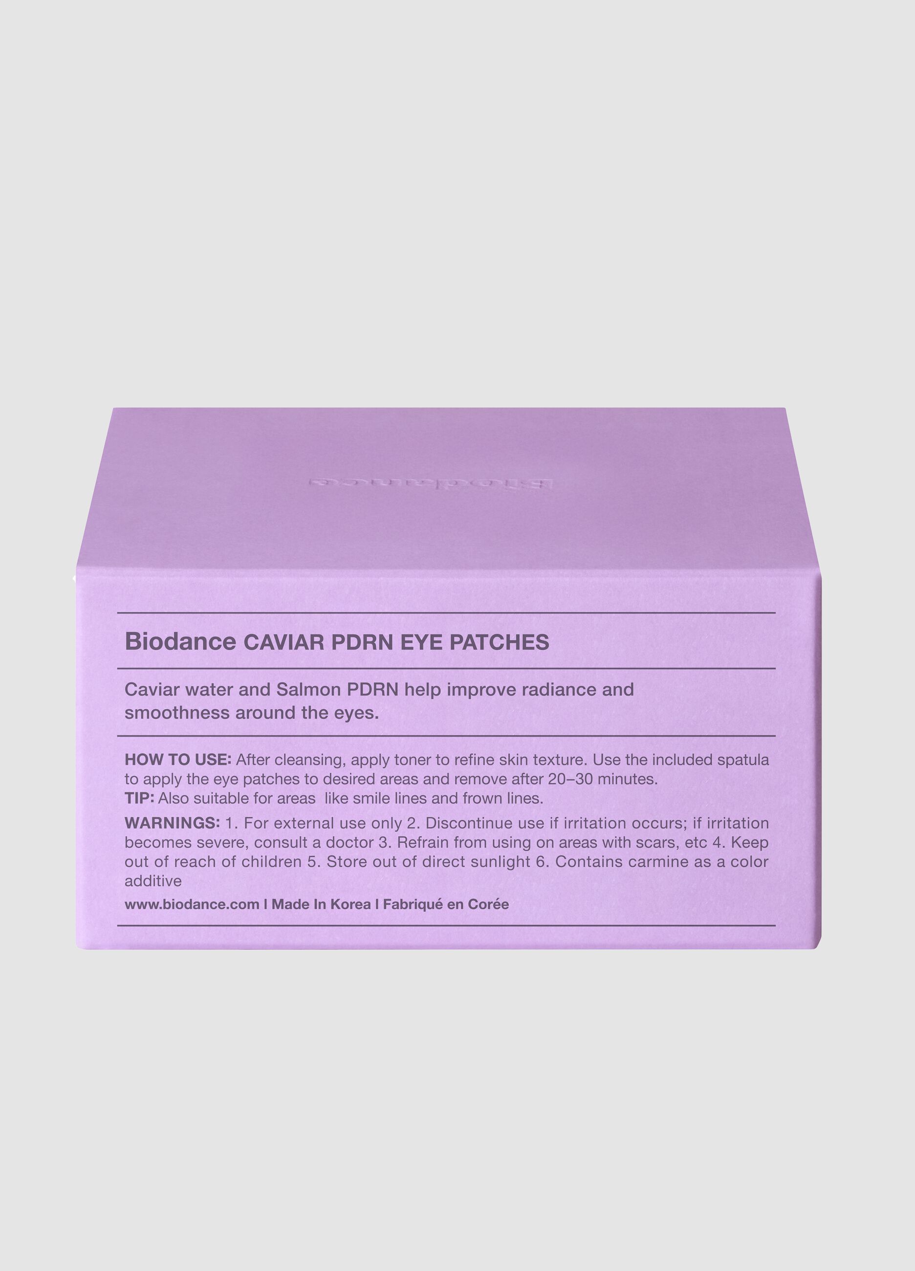 Caviar PDRN Eye Patches 30 pcs/85 g - Korean skincare