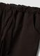 Pantaloni marroni in cotone elasticizzato regular fit_1