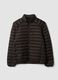 Men&rsquo;s brown ultralight padded jacket, regular fit, zip-up_0