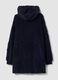 Soft blue hooded robe with long sleeves_2