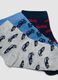 Seven-pack of short patterned socks in stretchy organic cotton_1